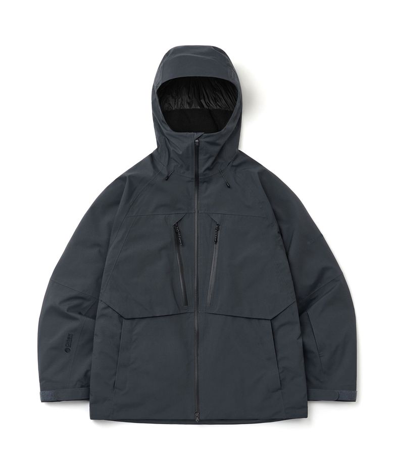 APEX DOWN JACKET BLUE STEEL