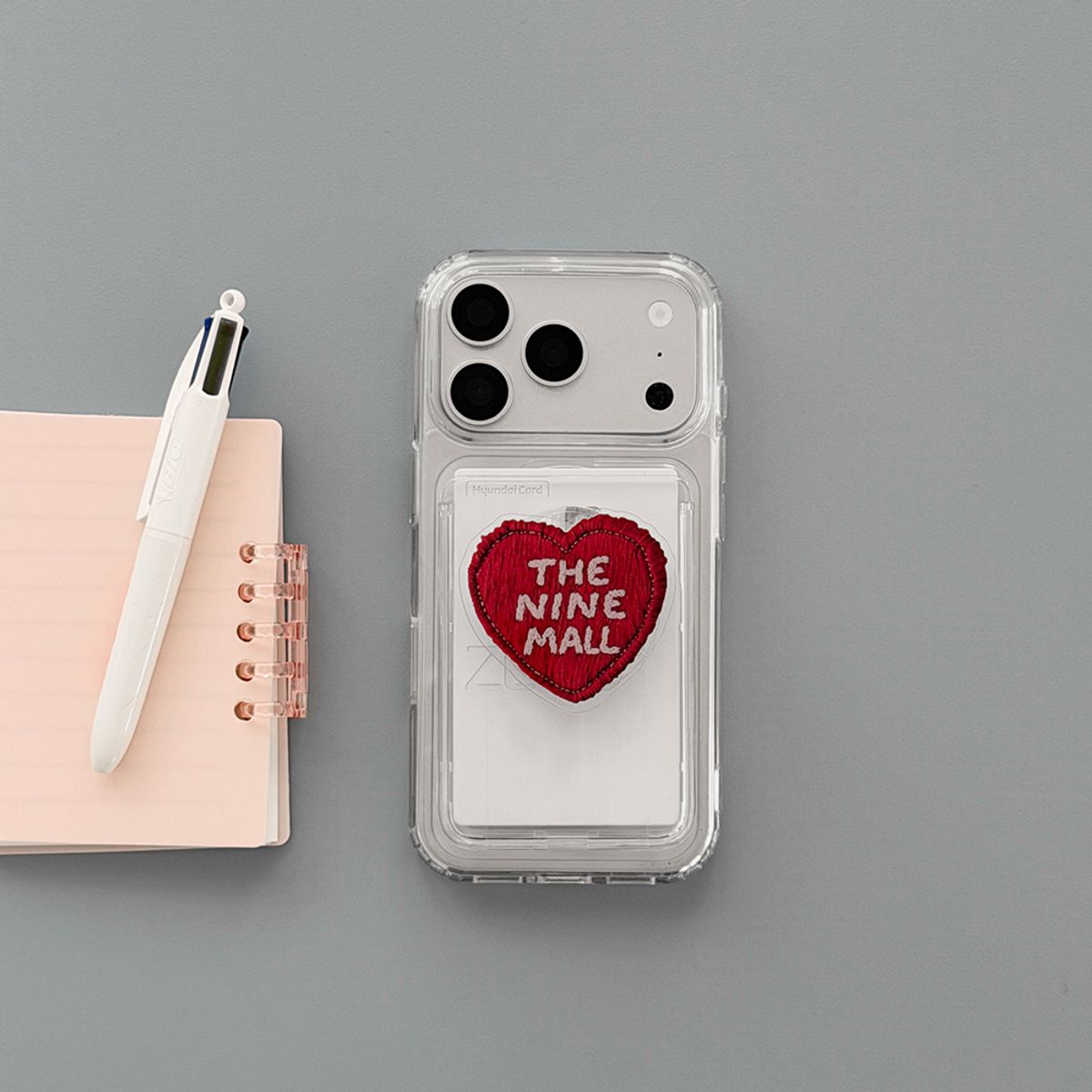 더나인몰(THE NINEMALL) heart patch [맥세이프 아크릴스마트톡+카드지갑]