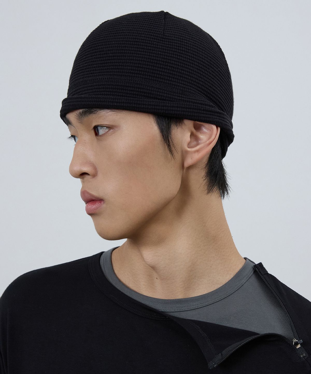 미치코런던 스포츠(MICHIKO LONDON SPORTS) 와플 스냅 비니 블랙