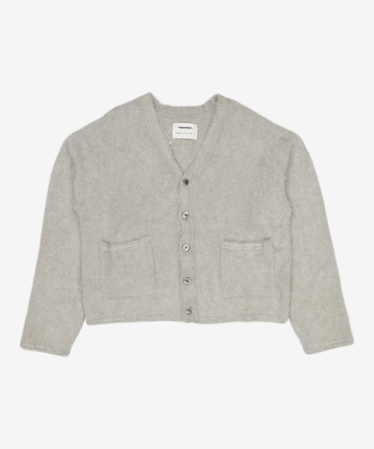 노매뉴얼(NOMANUAL) HAIRY SOFT CARDIGAN - DUSK XL