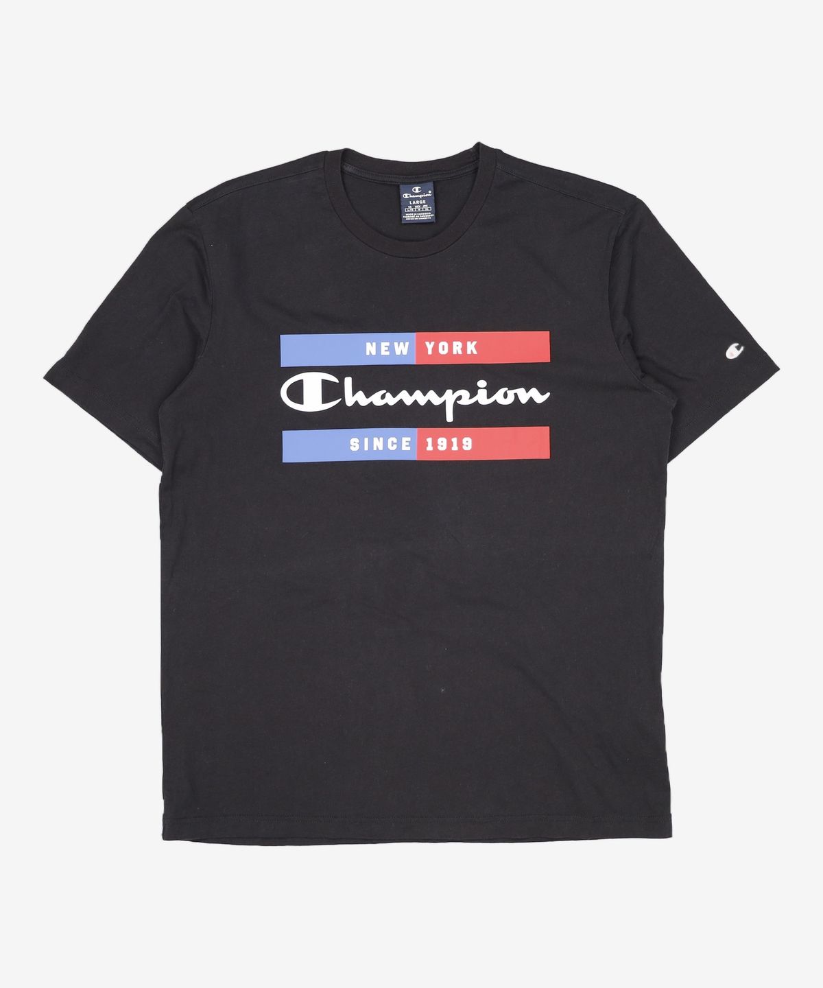 챔피온(CHAMPION) 헤리티지 그래픽 반소매 티셔츠 Black L