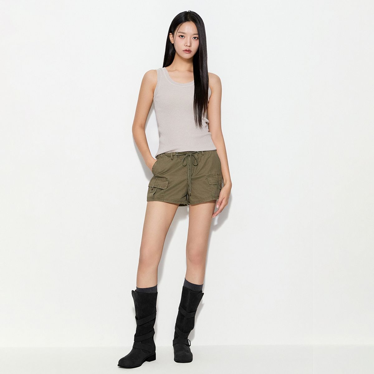 미쏘(MIXXO) 베이직 니트 나시_MIWKAG9CAS