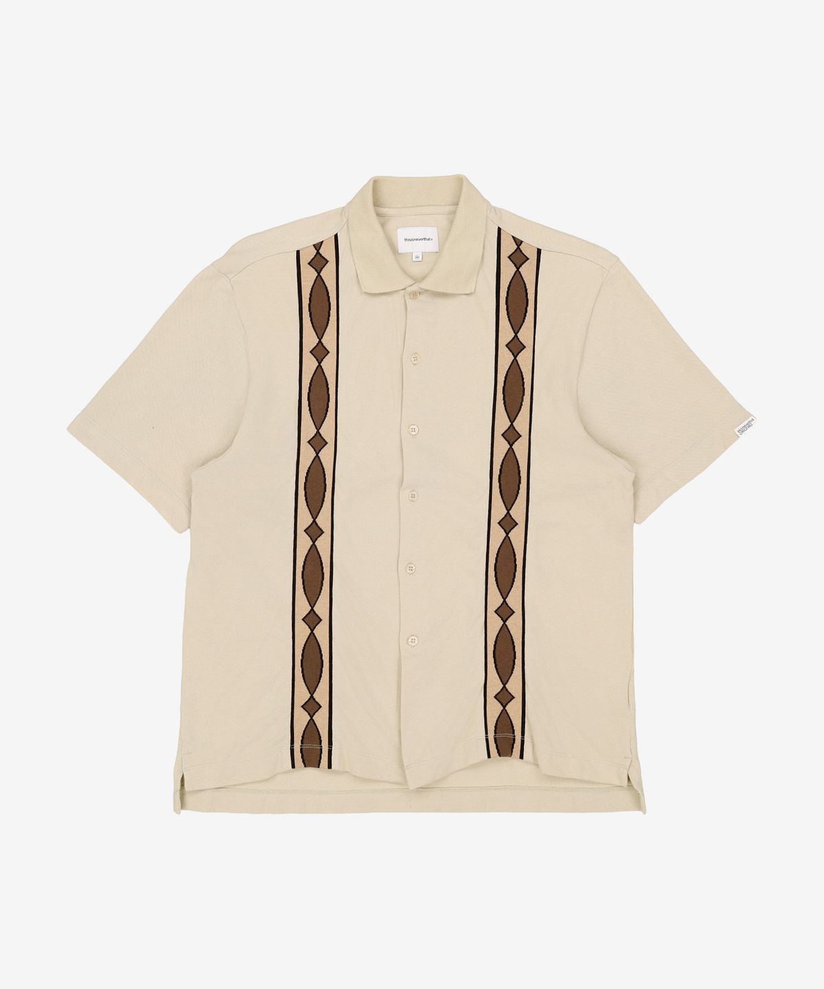 디스이즈네버댓(THISISNEVERTHAT) Button Up S/S Polo Ivory M