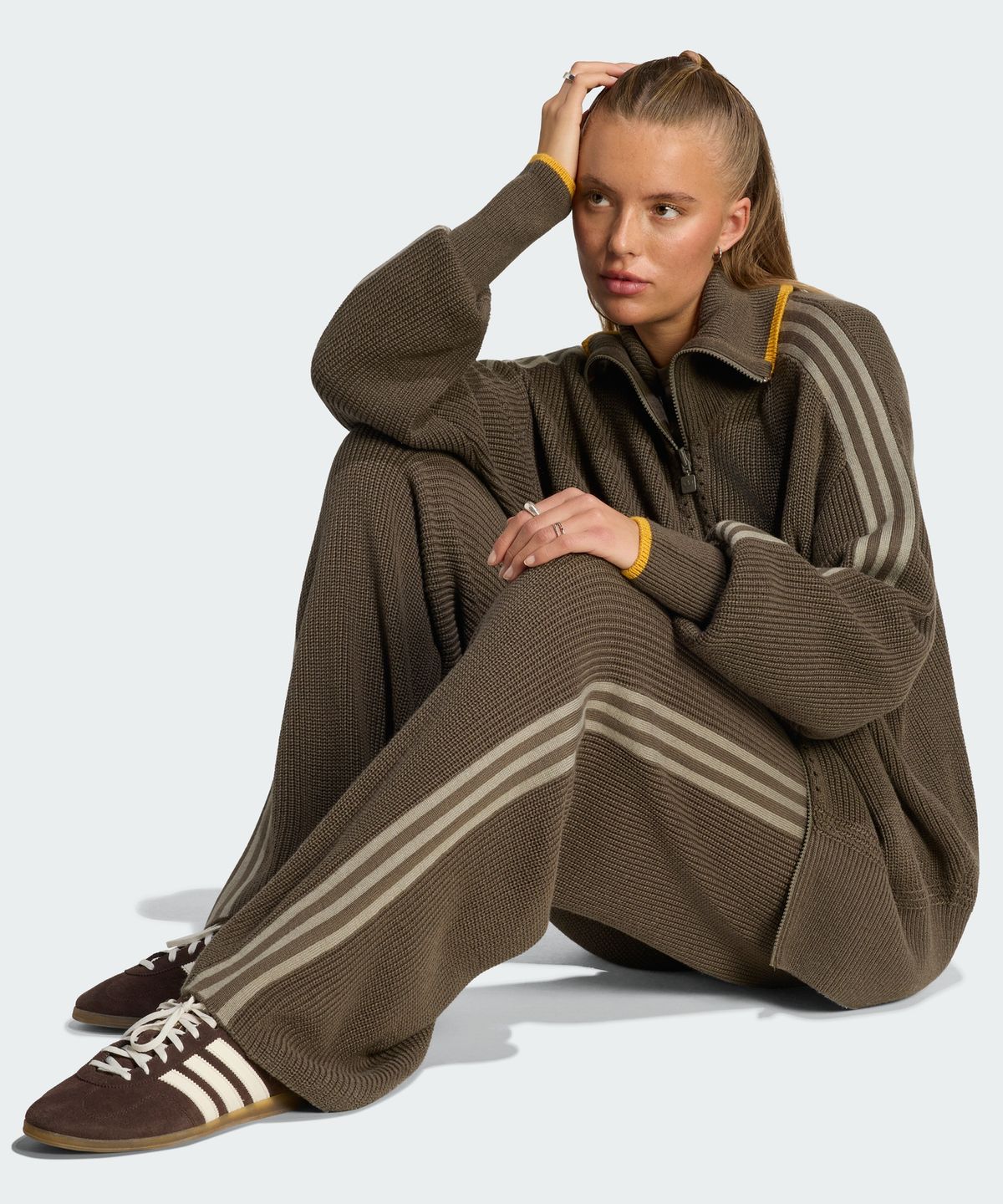 아디다스(ADIDAS) 파이어버드 청키 니트 트랙 팬츠 KR9612