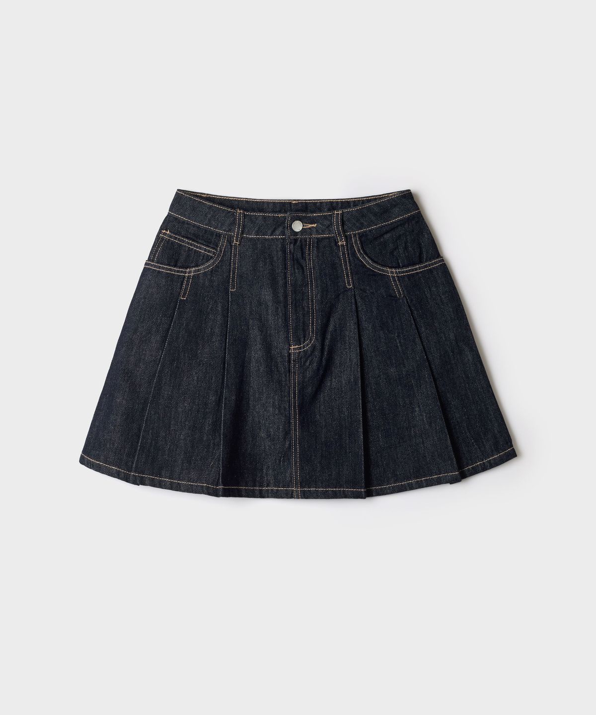 스파오(SPAO) 여성 데님 플리츠 스커트_SPWJG49G03