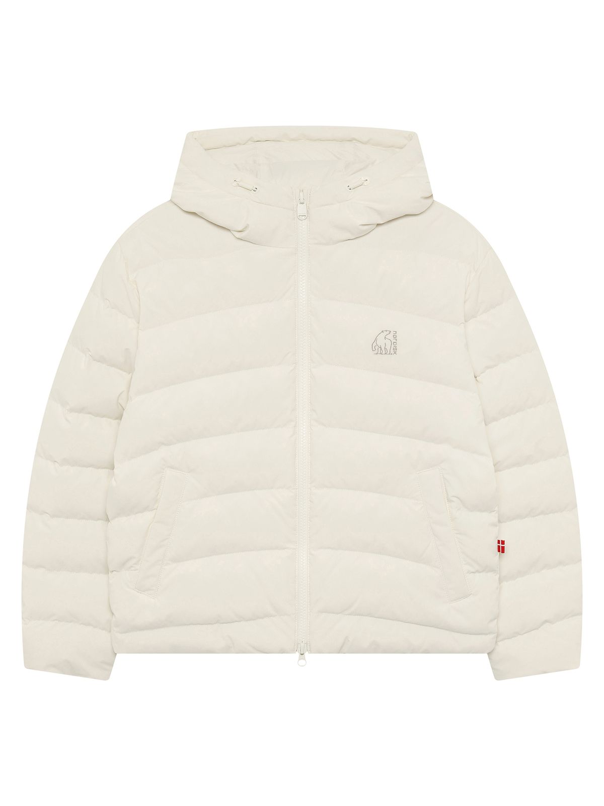 노르디스크(NORDISK) 바이레 후드 경량 크리스탈 다운 자켓 - W_Off White