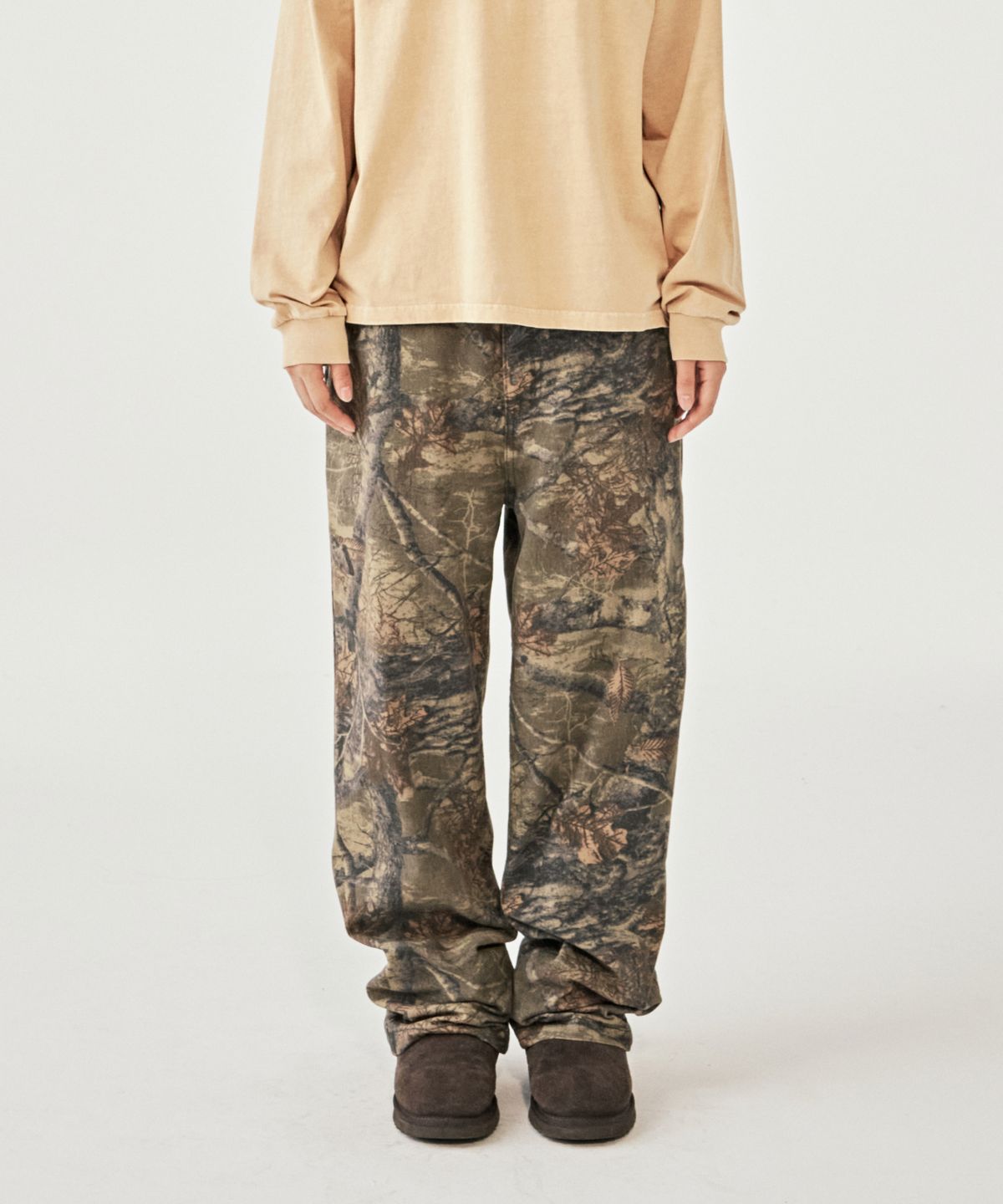 엠엠엘지(MMLG) DYED TREE CAST PANTS (BROWN)