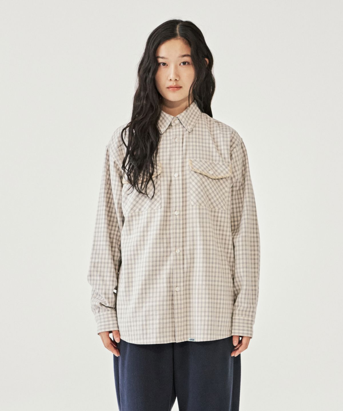 엠엠엘지(MMLG) TIMBER NICHE POCKET SHIRT (GREY)
