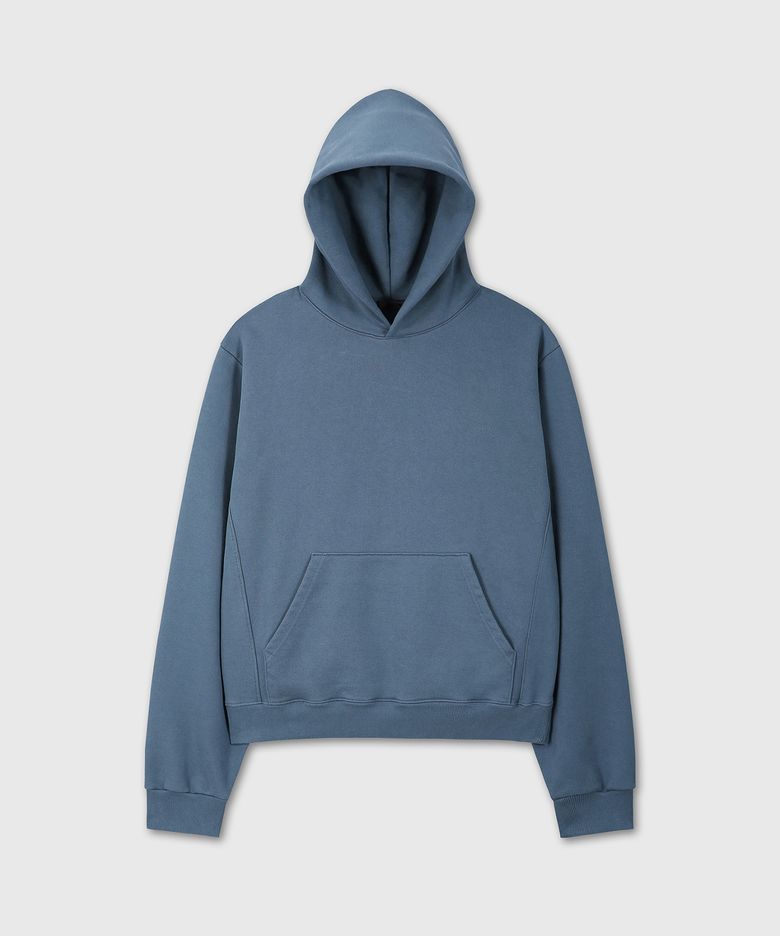 [DIVEIN X 무민서] VINTAGE CROP HOOD (BLUE)
