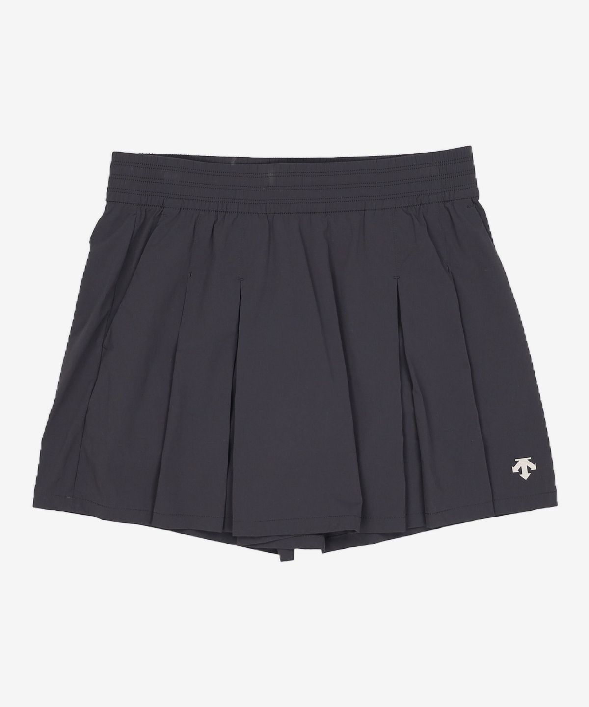 데상트(DESCENTE) 여성 4.5인치 스커트형 우븐 쇼츠 블랙 SR322PHP71 M