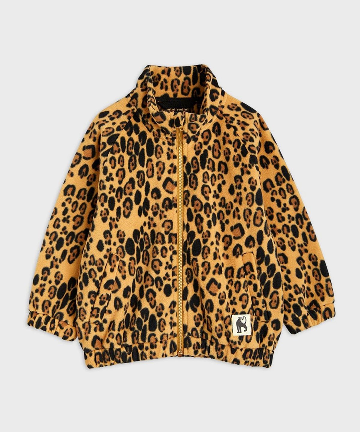 미니로디니(MINI RODINI) 레오파드 플리스 자켓 Beige