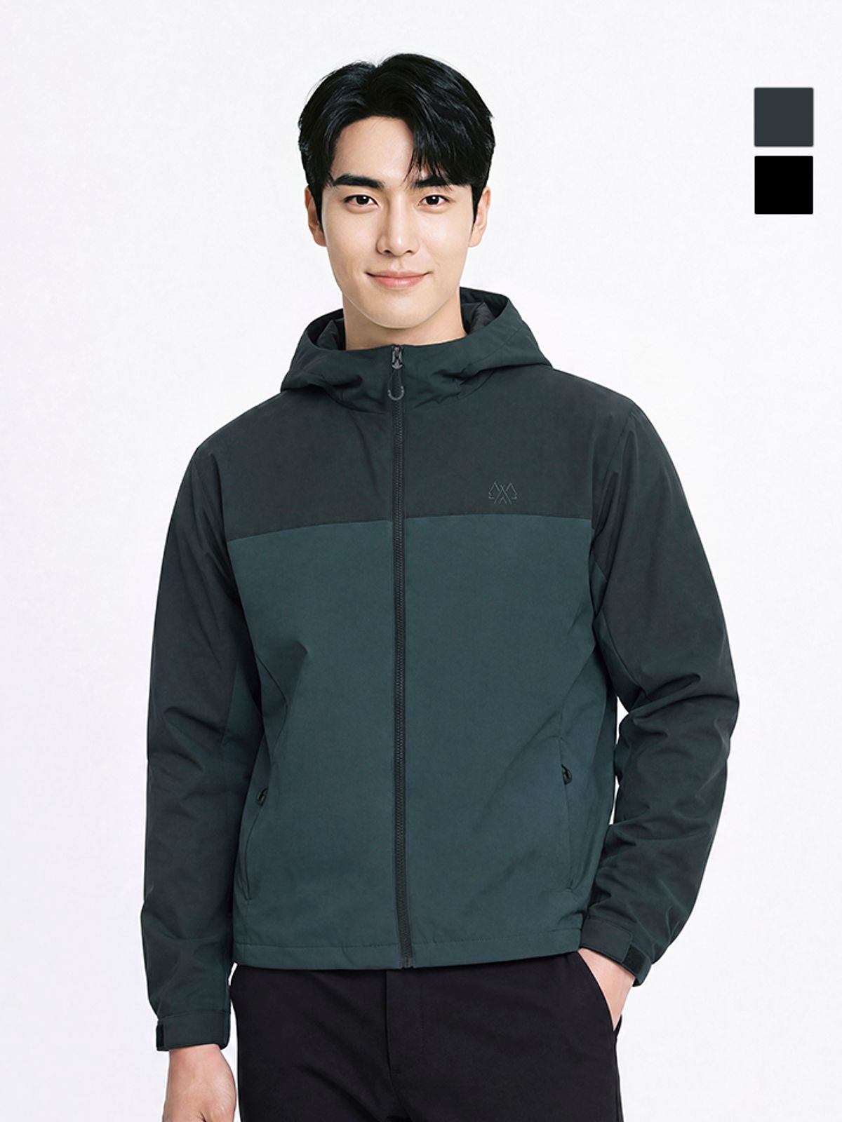 웨스트우드(WESTWOOD) 남성 배색 2L 바람막이 점퍼_WQ3MTJW215