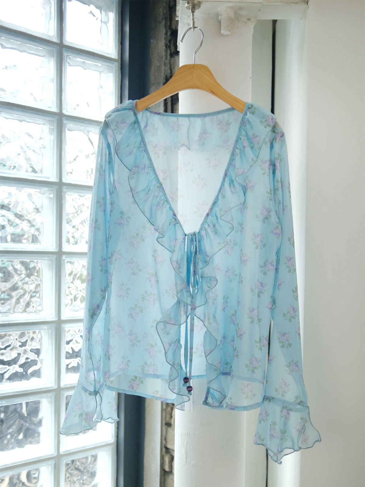 이히하(YEEHEEHAA) bluebell chiffon BL (SKY)