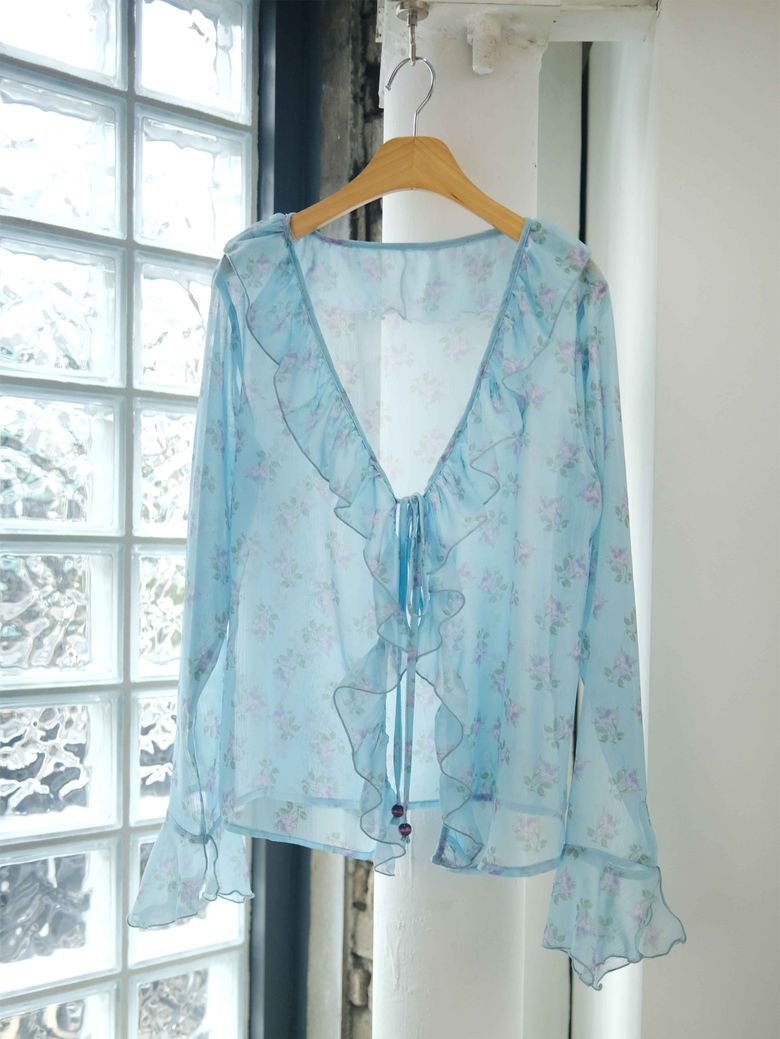 bluebell chiffon BL (SKY)