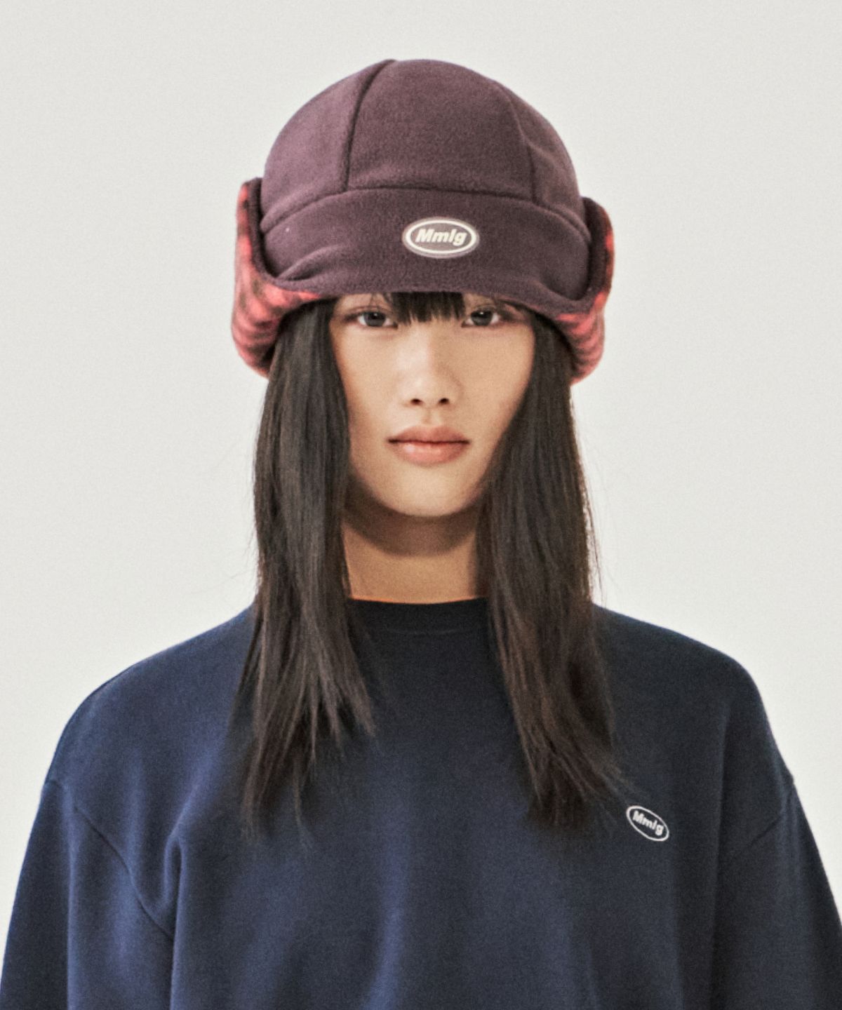 엠엠엘지(MMLG) PINECONE FLEECE BEANIE (DEEP PURPLE)
