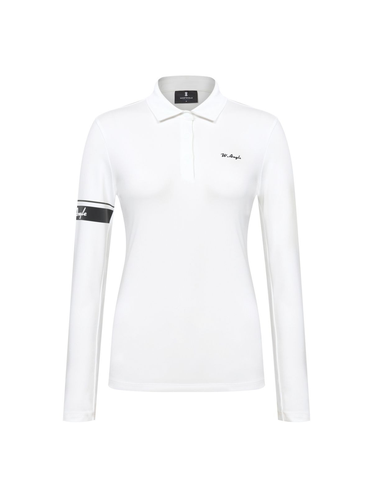 와이드앵글(WIDEANGLE) TO 투어 소매 포인트 폴로 티셔츠 L_Off White