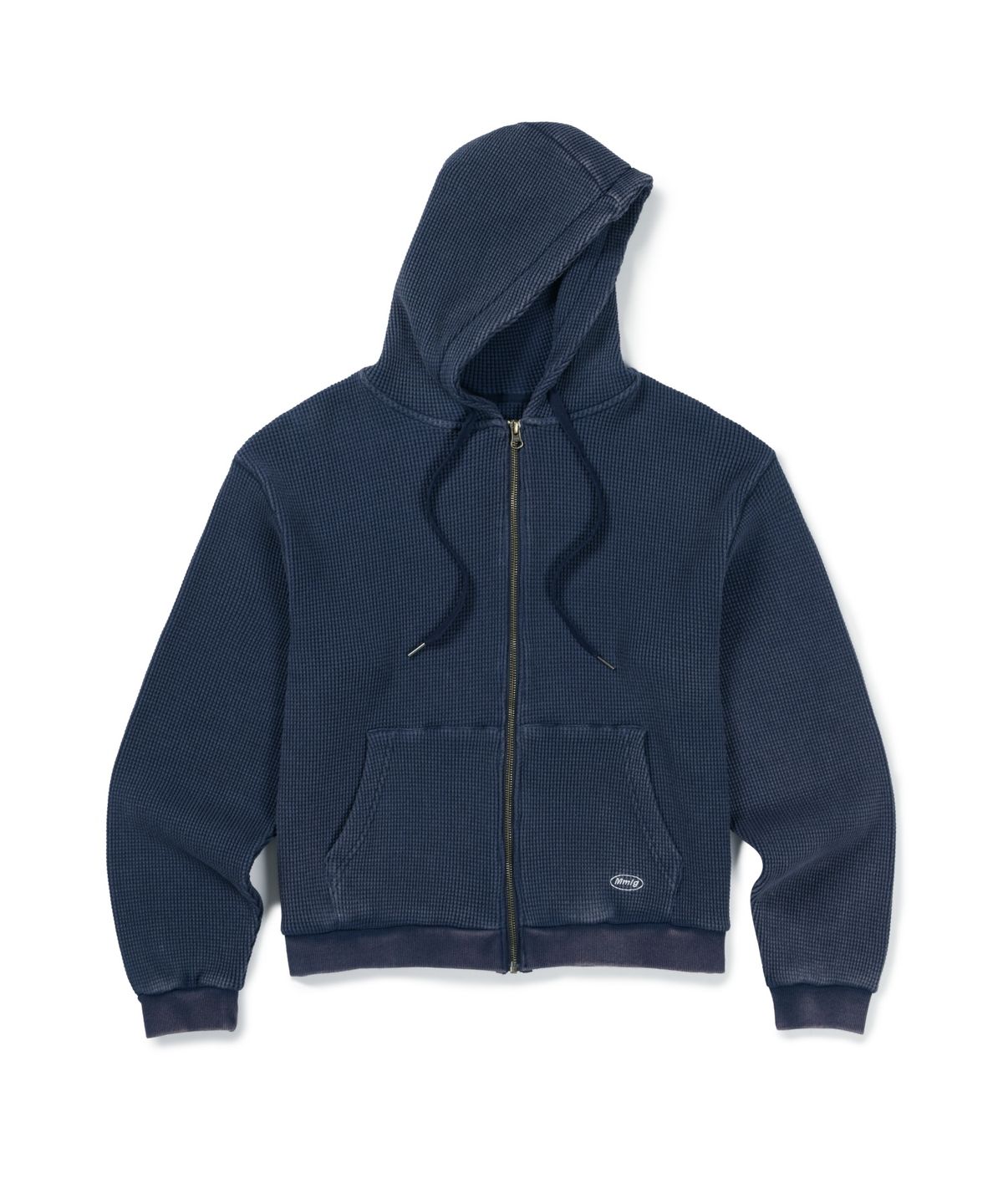 엠엠엘지(MMLG) FADED THERMAL HOOD ZIPUP (NAVY)