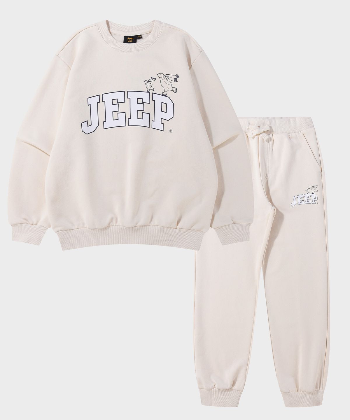 지프키즈(JEEPKIDS) 리틀 폴라베어 셋업(KR5TSU804BT_KR5TPU804BT)