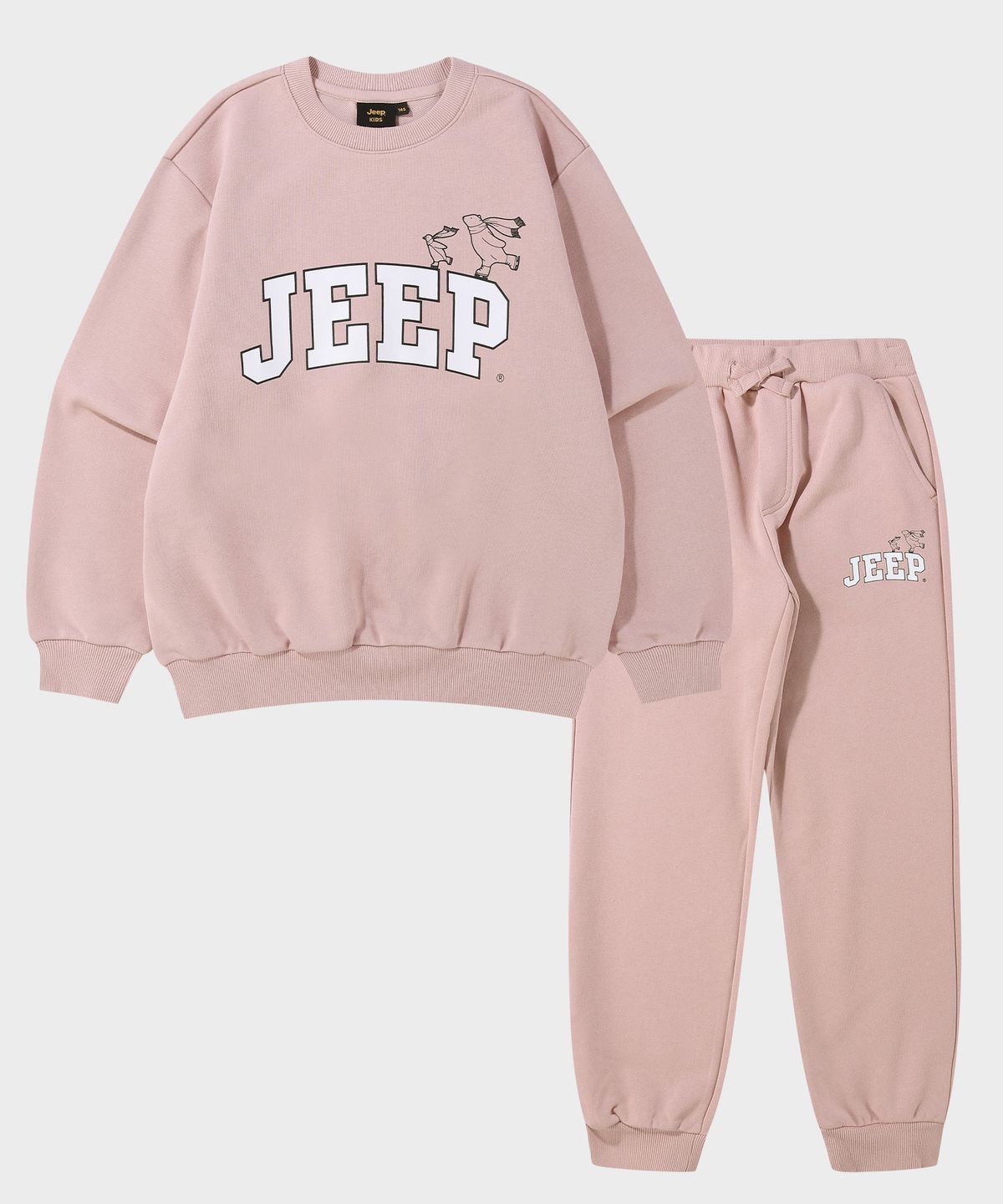 지프키즈(JEEPKIDS) 리틀 폴라베어 셋업(KR5TSU804PK_KR5TPU804PK)