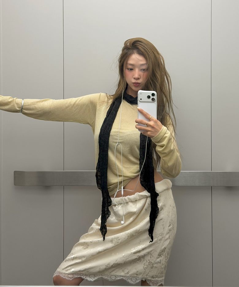 Sheer boatneck raglan t-shirt_4colors