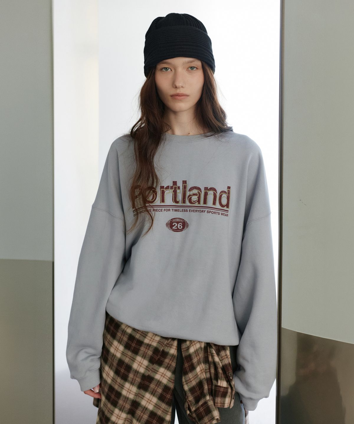 유라고(URAGO) Portland overfit sweatshirt_3colors