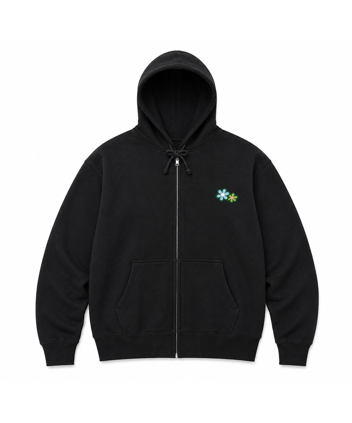 언리미트(UNLIMIT) CARTOON FLOWER HOOD ZIPUP (U26DTJK26W)
