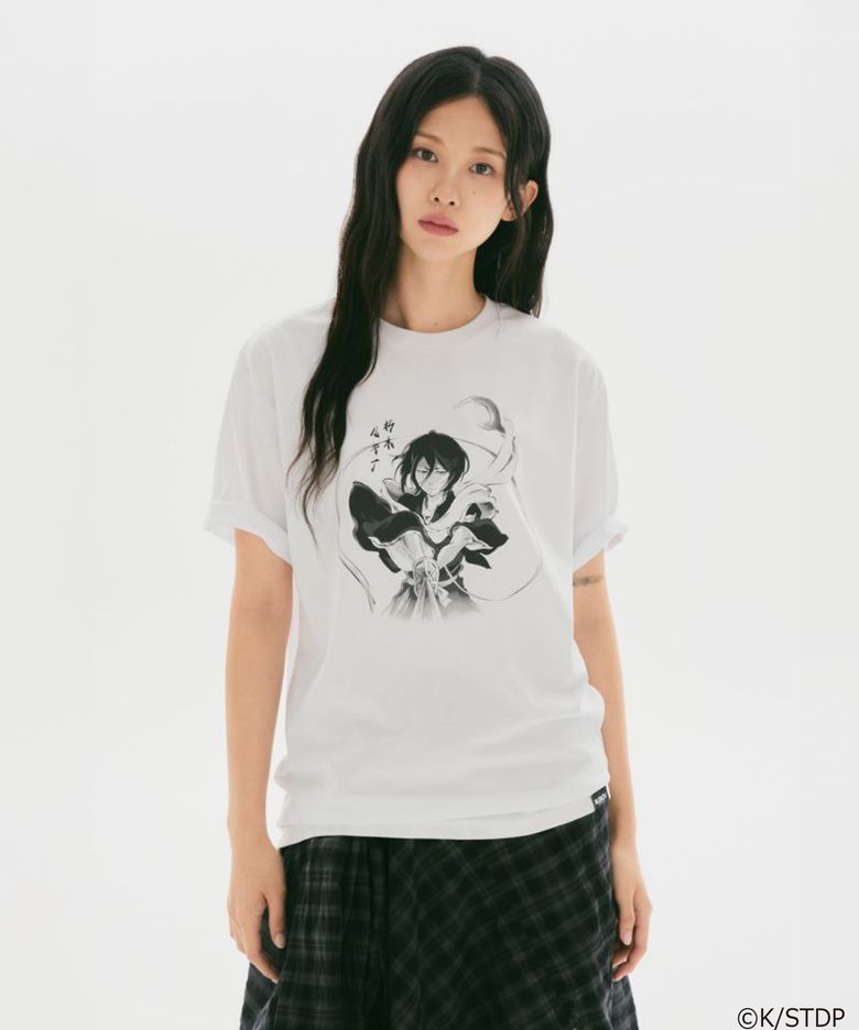 [블리치] 반팔 티셔츠(White)_SPRLG49U05