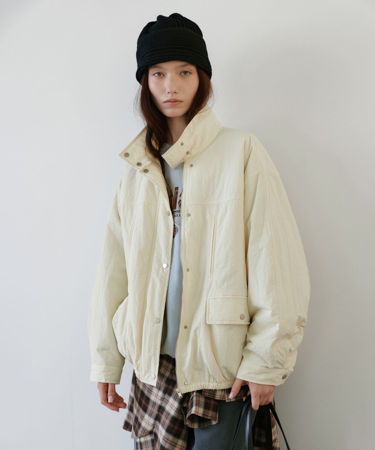 유라고(URAGO) Snap light padded jumper_Butter