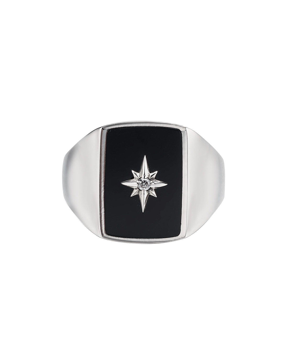 스팅925(STING925) Onyx Compass Ring