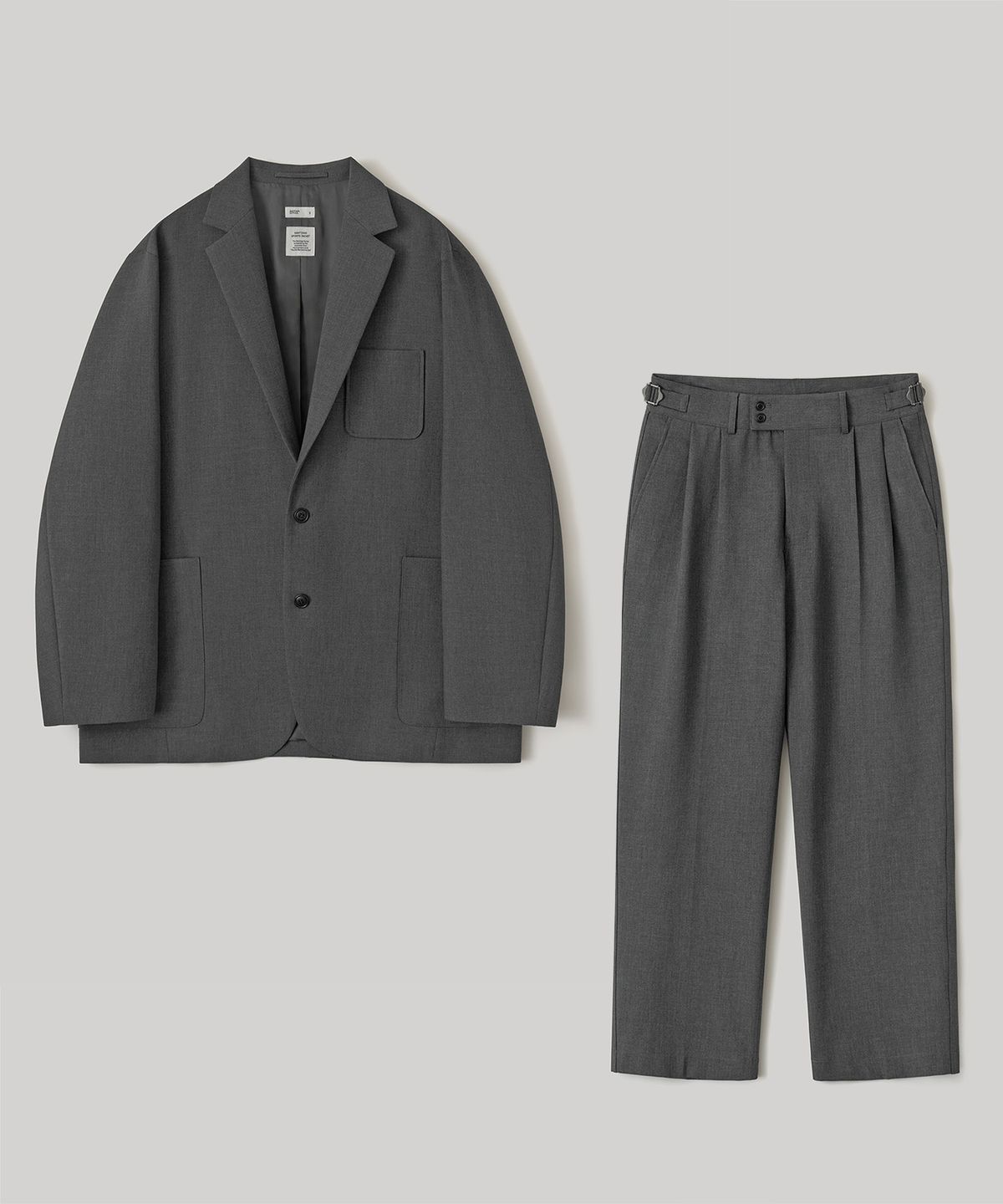 어나더 오피스(ANOTHER OFFICE) [AW] Santiago Sports Set-Up (Heather Gray)