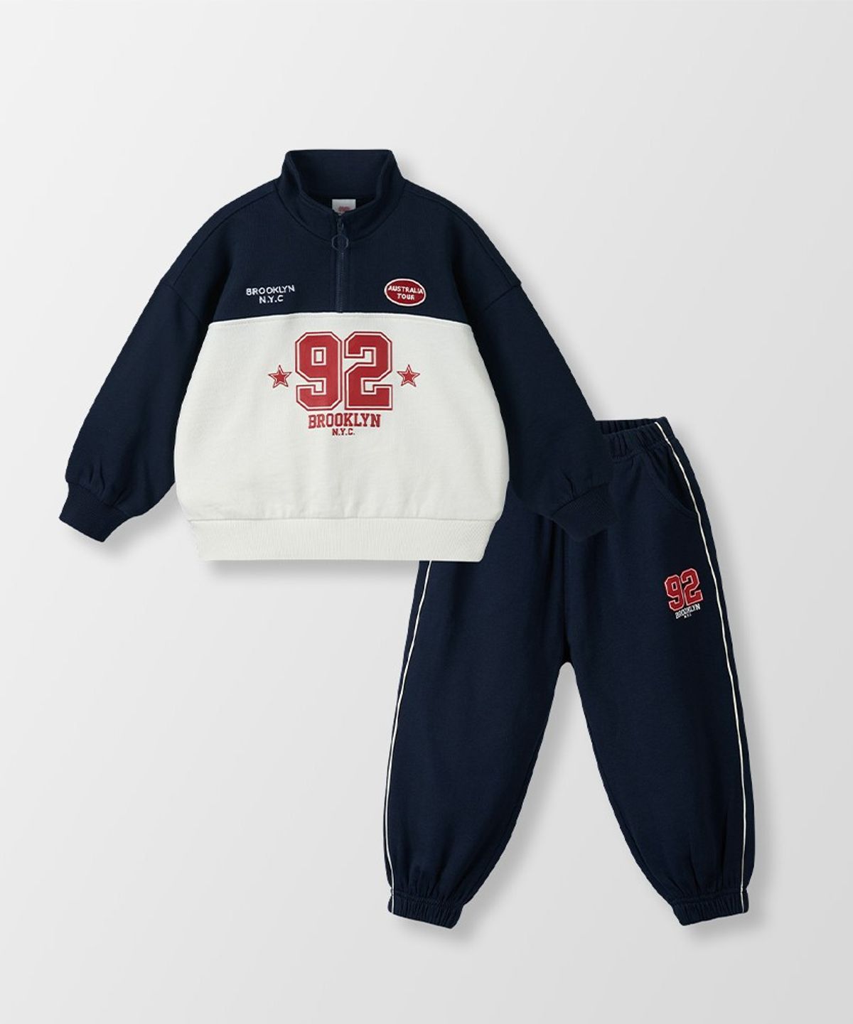 월튼키즈(WALTON KIDS) 애프터스쿨반집업상하복
