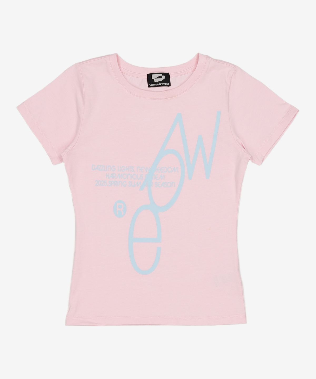 웰빙익스프레스(WELLBEING EXPRESS) Light WBE Tee Pale Pink S