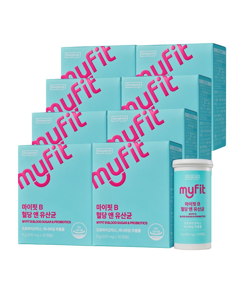 동국제약 혈당 앤 유산균 장 건강 혈당건강 2중케어 30캡슐 8박스