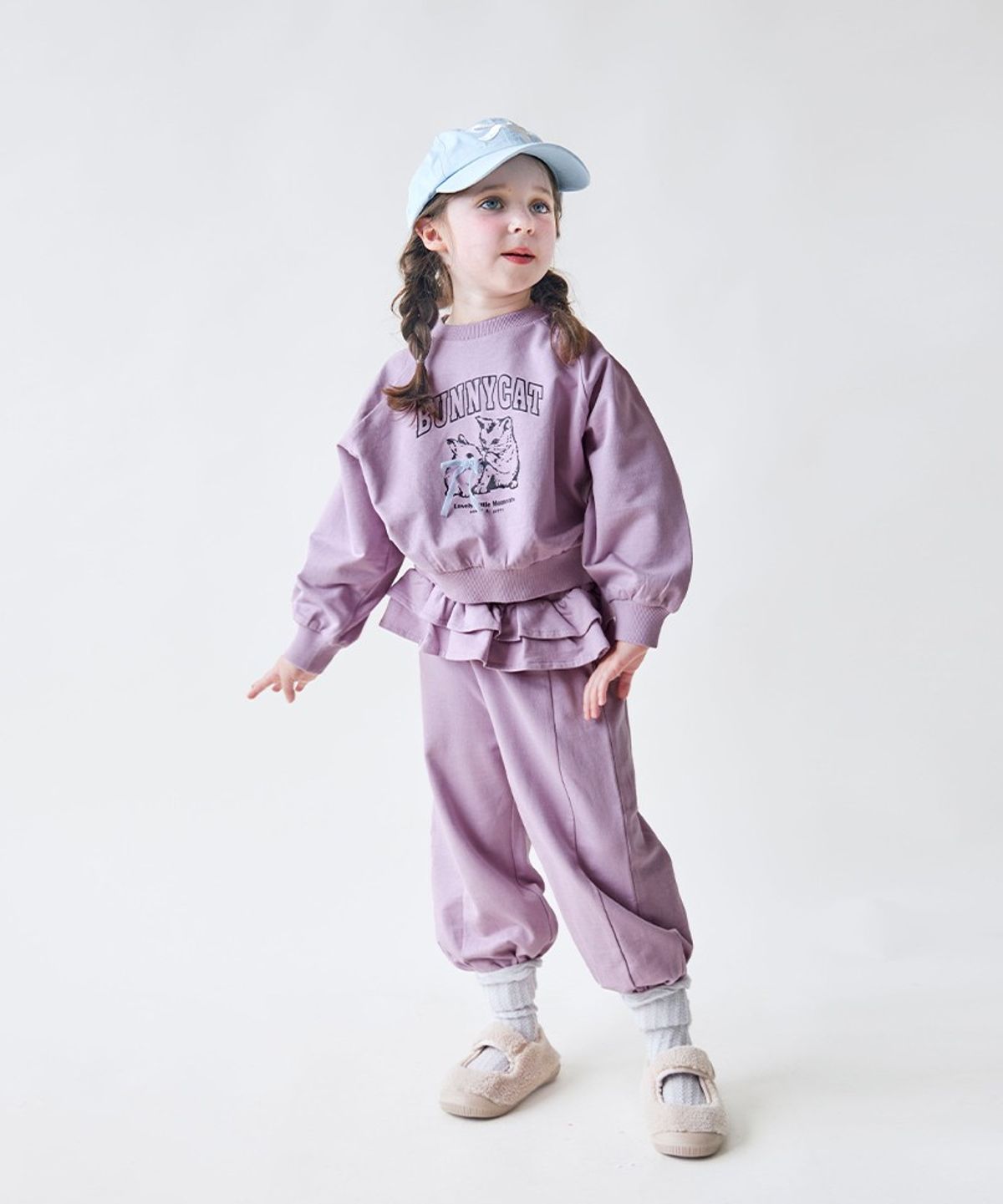 월튼키즈(WALTON KIDS) 버니캣프릴팬츠상하복