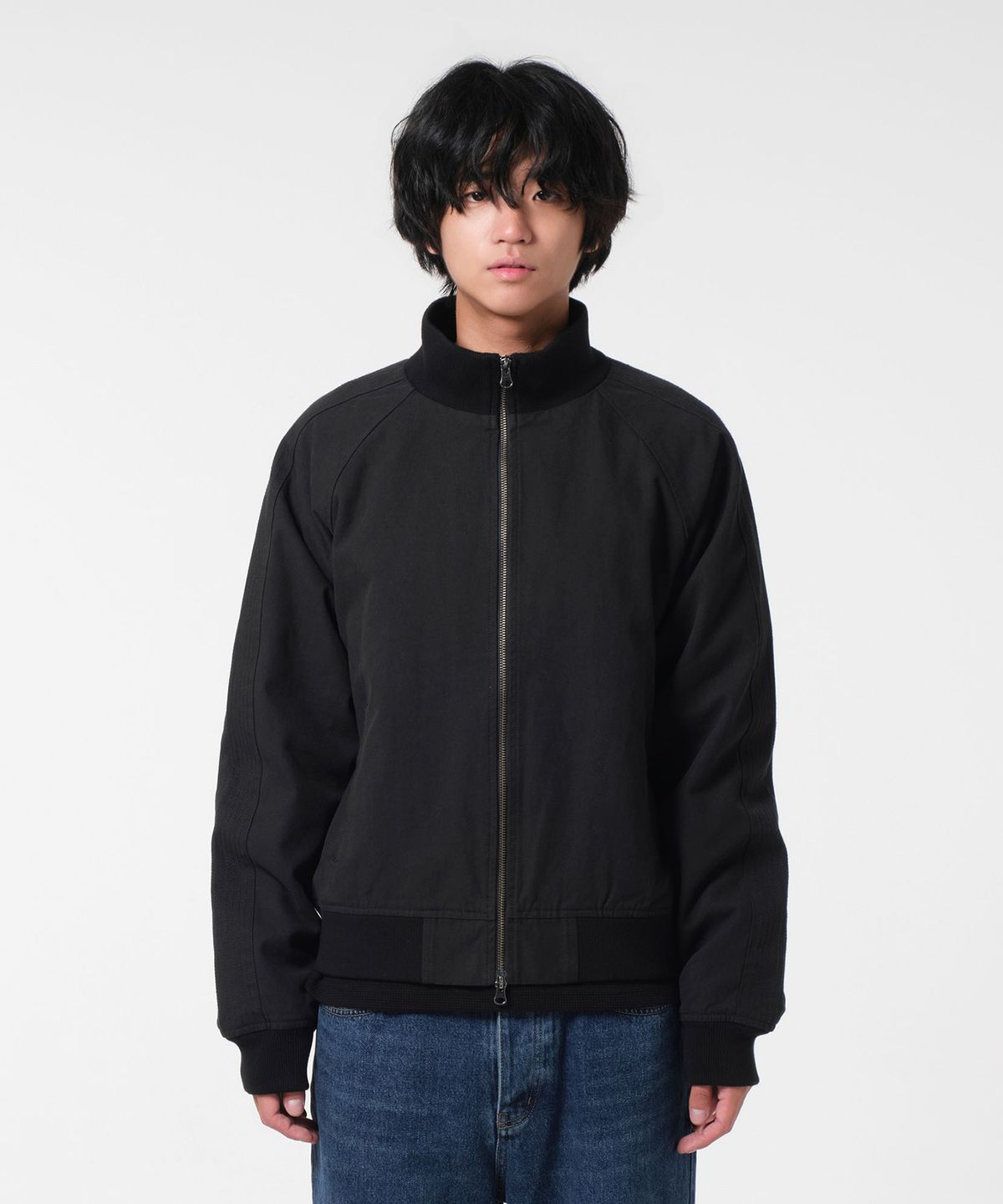다이브인(DIVEIN) WASHED VERN TRACK JACKET (BLACK)