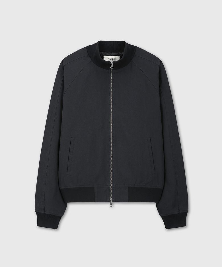 WASHED VERN TRACK JACKET (BLACK)
