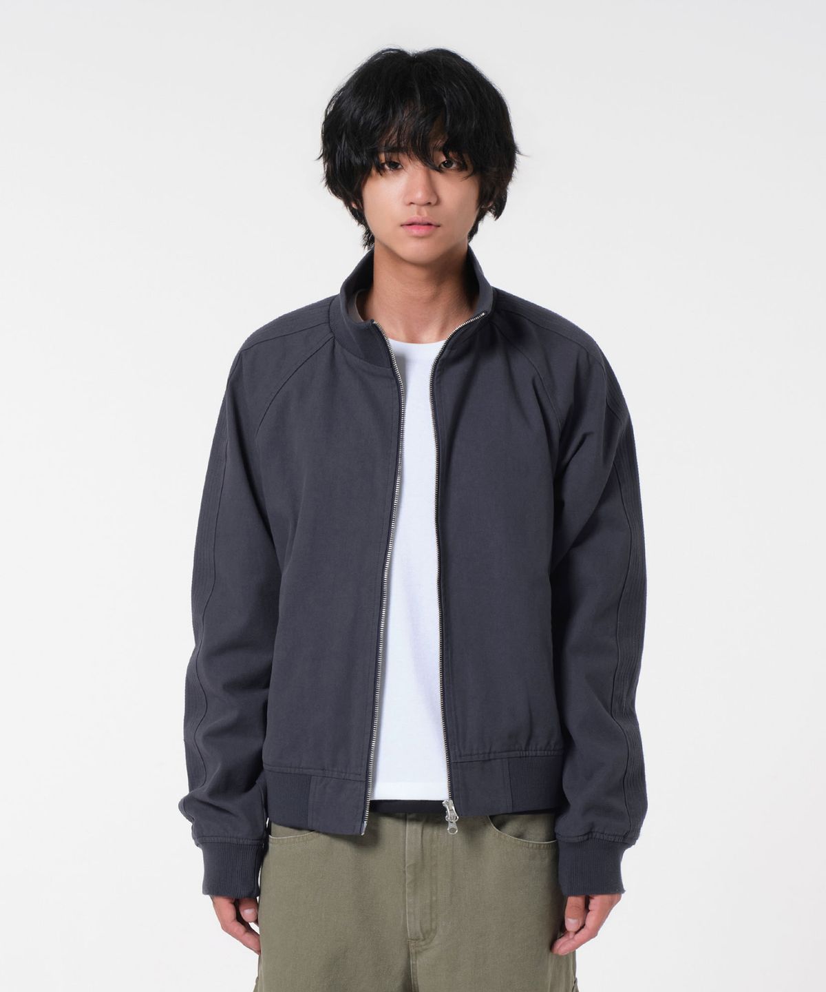 다이브인(DIVEIN) WASHED VERN TRACK JACKET (NAVY)