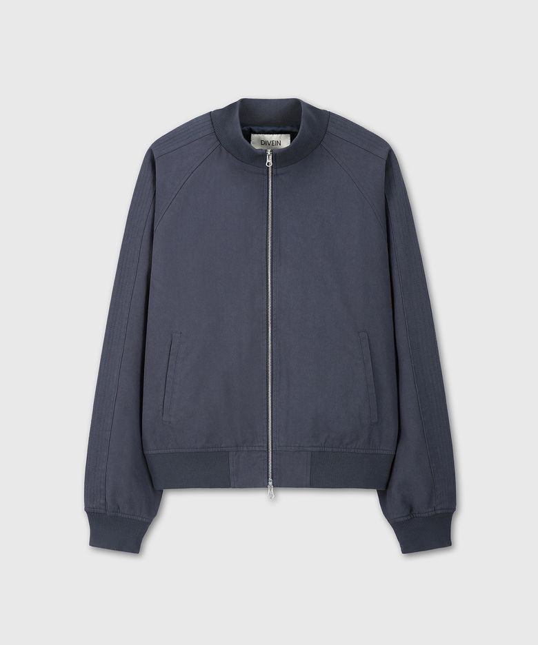 WASHED VERN TRACK JACKET (NAVY)