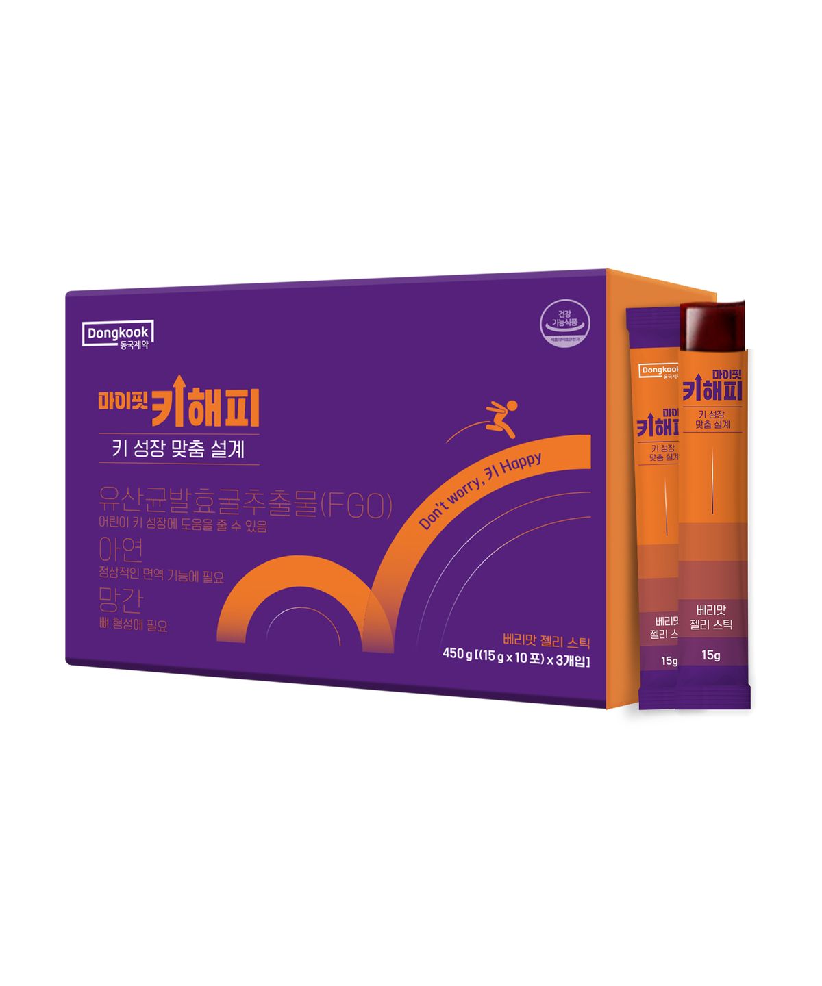 마이핏(MYFIT) 동국제약 키해피 키성장 유산균 발효굴 추출물 30회분 1박스