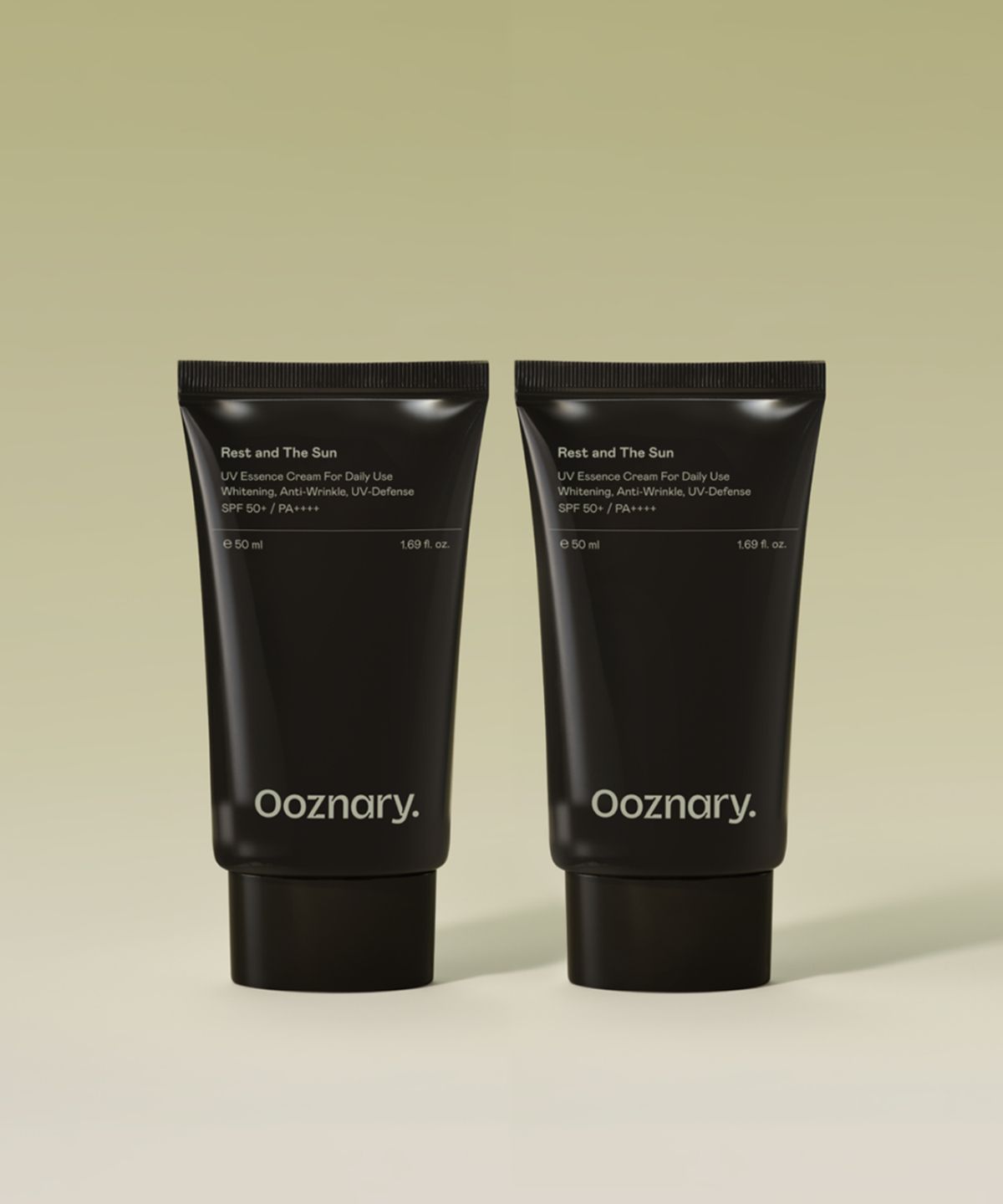 오우즈너리(OOZNARY) 수딩선크림 레스트 앤 더 선 50ml, 2개(더블기획)
