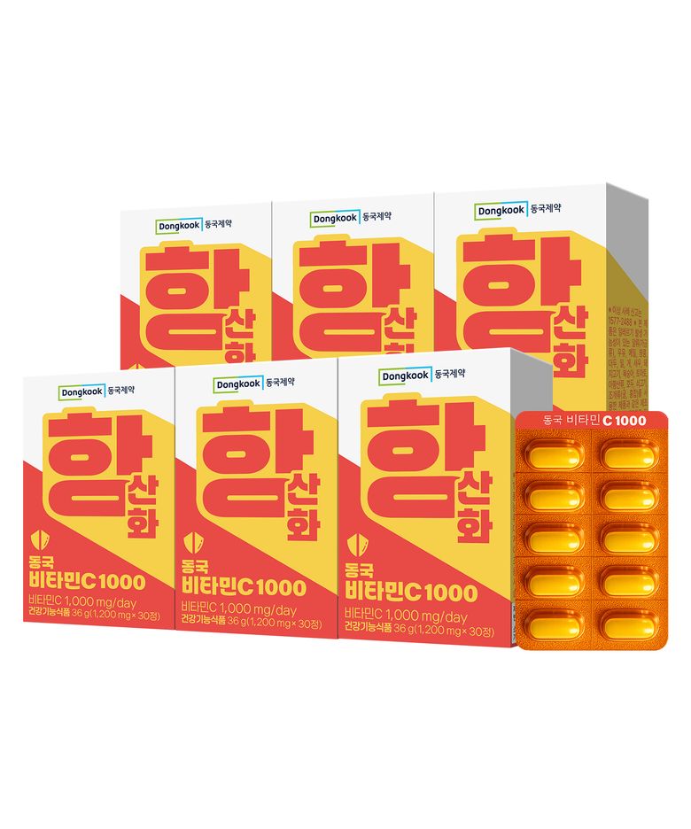 동국제약 항산화 비타민C 1000 6박스