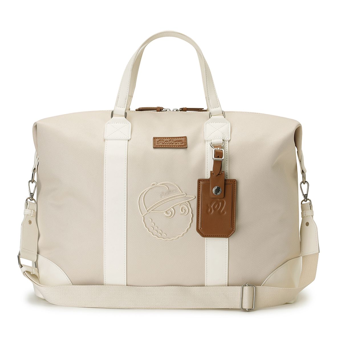 말본 골프(MALBON GOLF) 더 위켄더 보스턴백 BEIGE