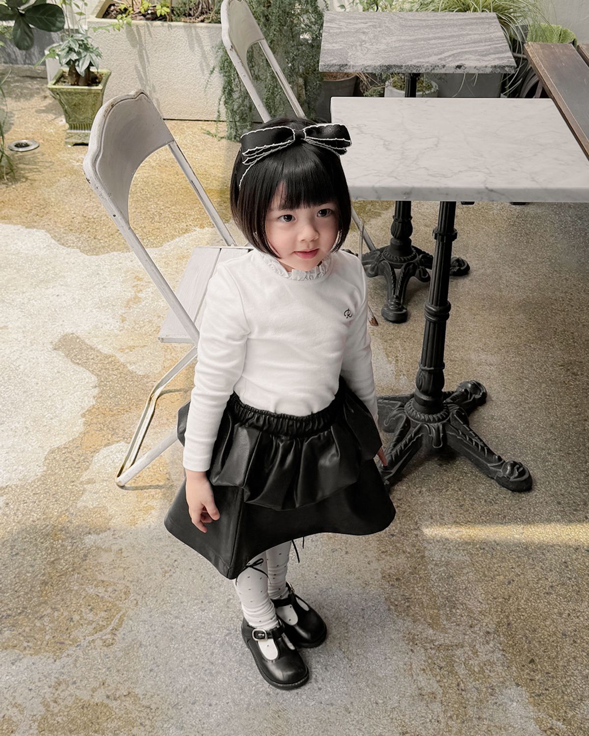 로아앤제인(ROANJANE) NEW 보보 티셔츠(화이트)