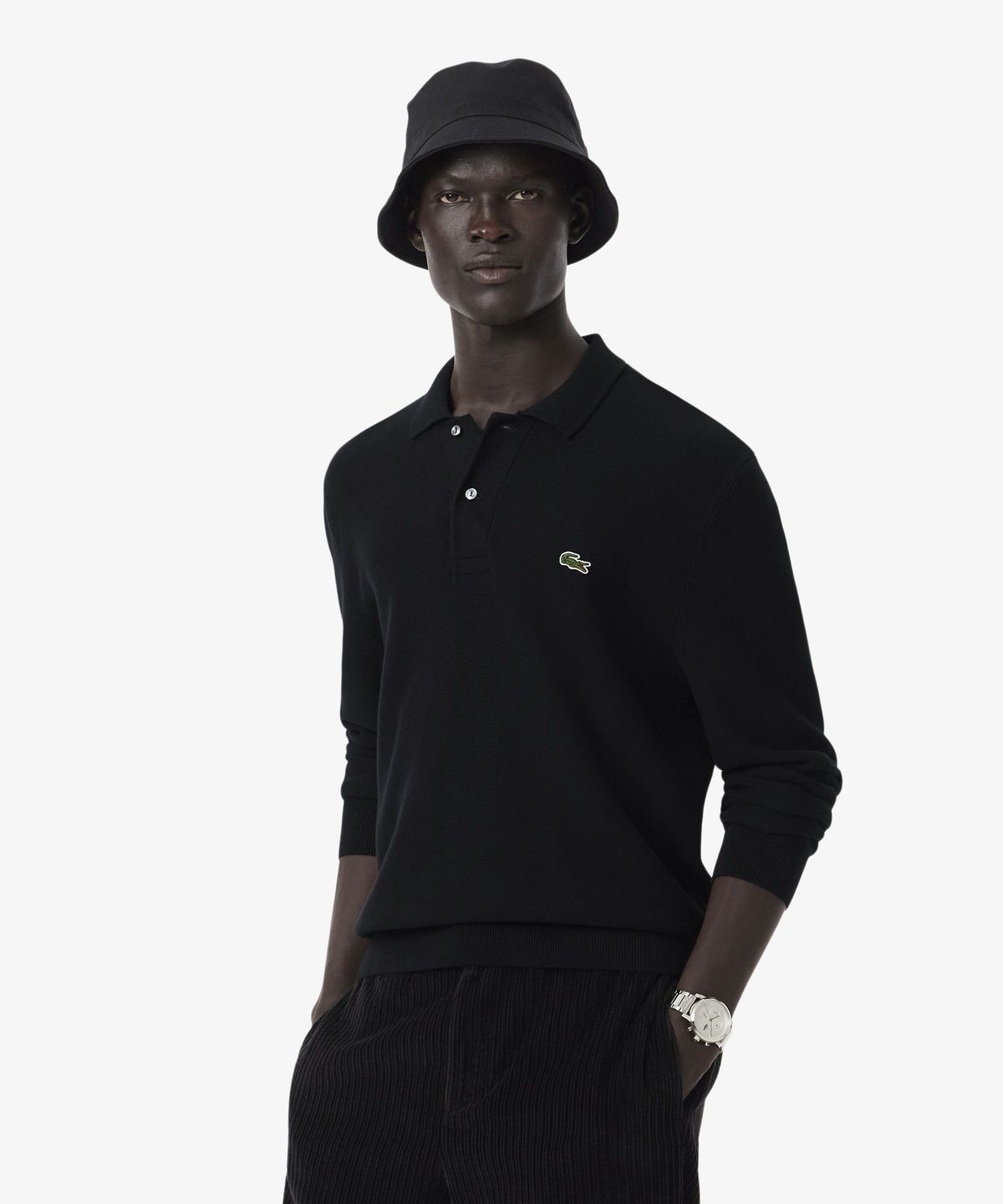 라코스테(LACOSTE) 남성 링스링스 긴팔 스웨터 폴로셔츠 AH9904-56N 031
