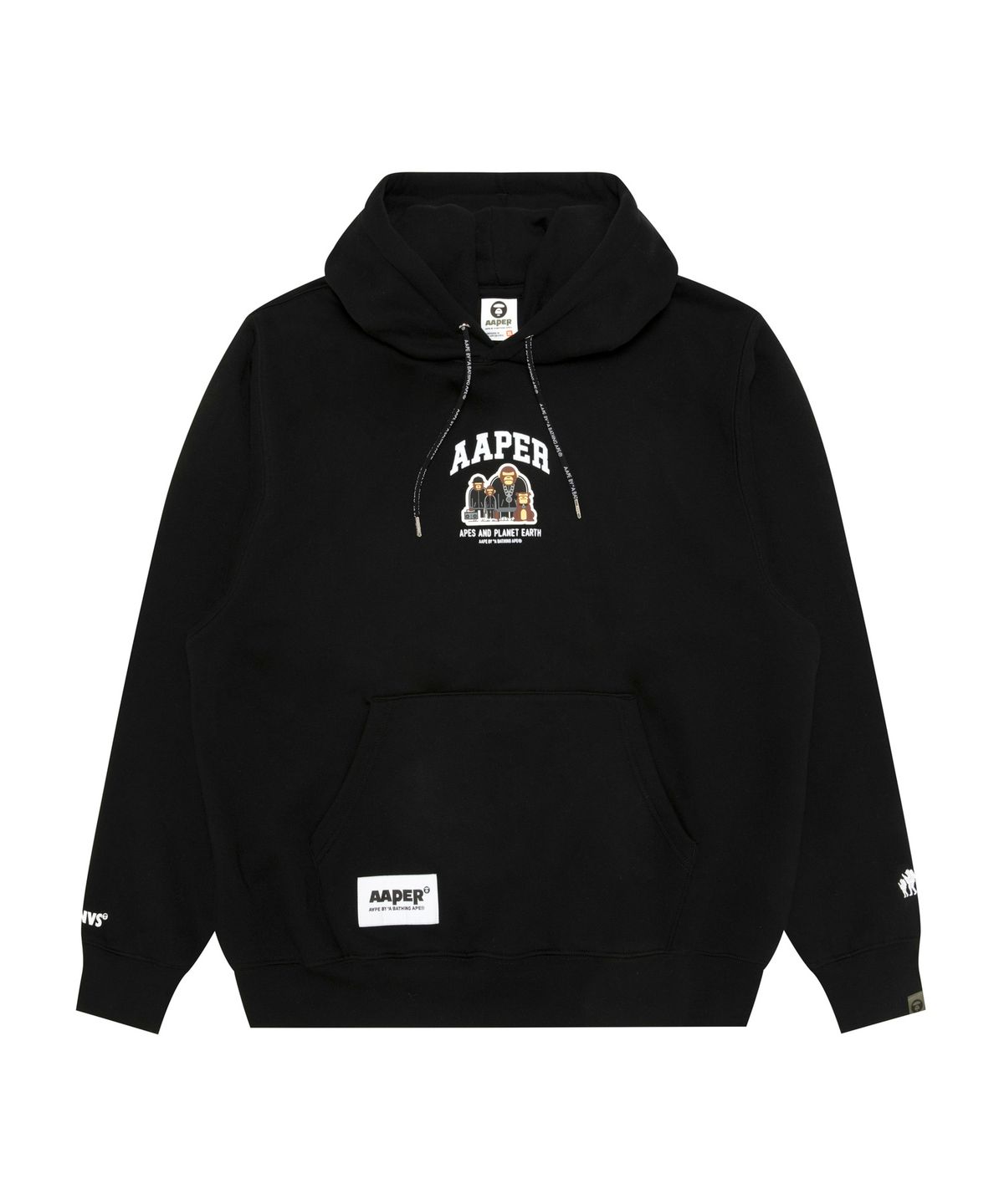 에이프(AAPE) AAPER 후드 맨투맨 / AAPSWMC370XXPBKX