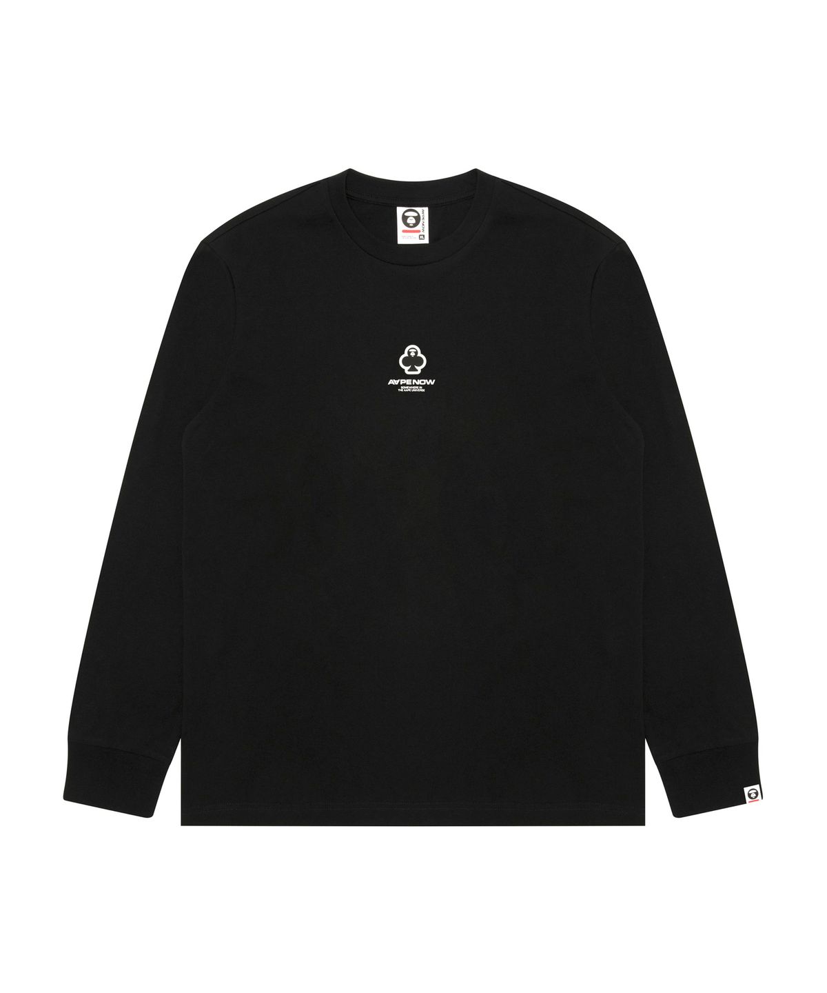 에이프(AAPE) AAPENOW 라운드 로고 스프라이트 롱 티셔츠 / AAPLTM1716XXPBKX