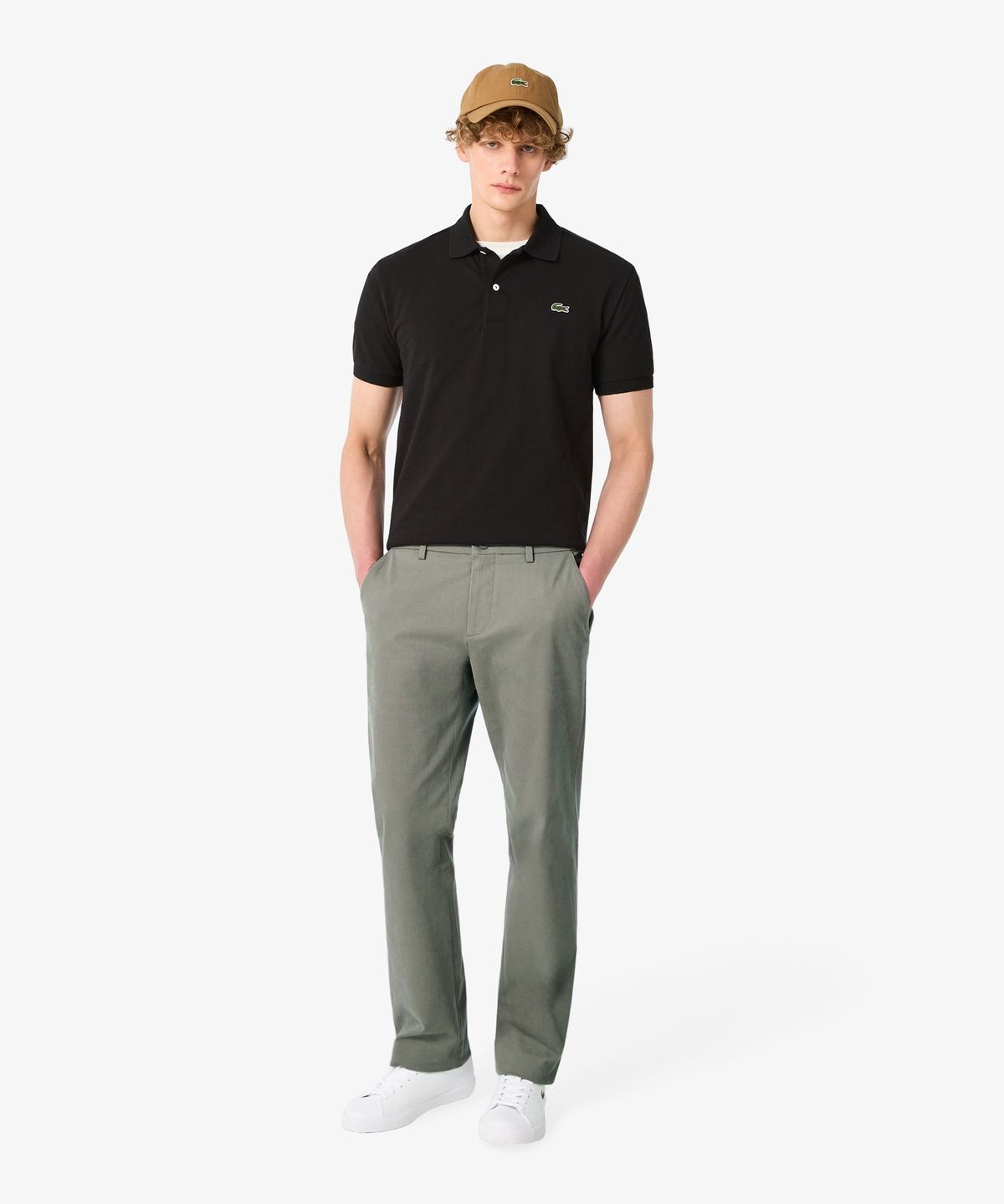 라코스테(LACOSTE) 남성 골조직 치노 팬츠 HH630E-56N I18