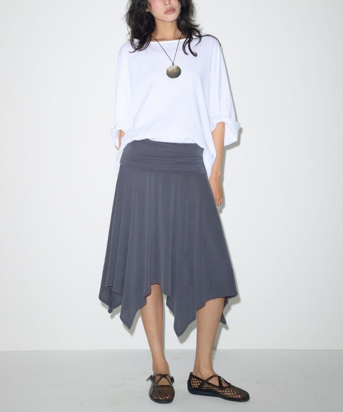 데이즈데이즈(DAZE DAYZ) COAL FLOW SKIRT