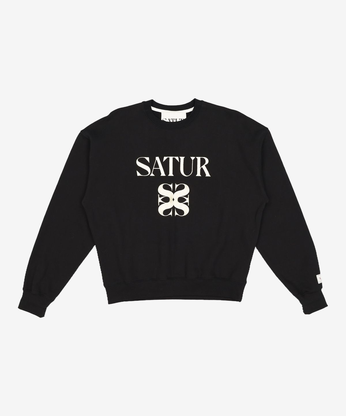 세터(SATUR) (W) 클래식 로고 스웨트셔츠 클래식 블랙 M