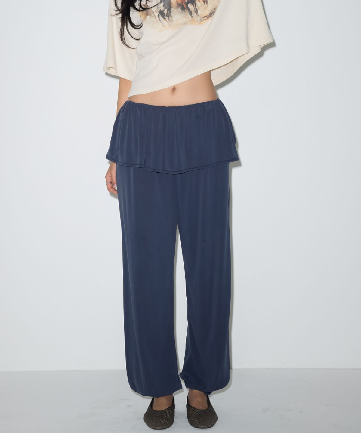 데이즈데이즈(DAZE DAYZ) INDIGO FLOW HAREM PANTS